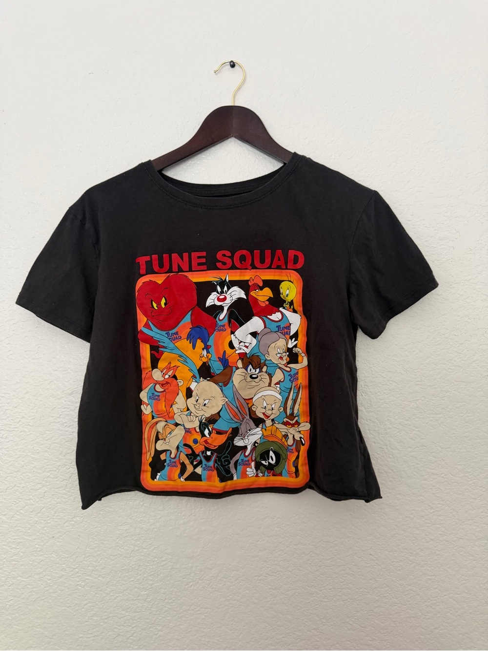 Space Jam A New Legacy Tune Squad Graphic T-Shirt Youth/Women's Size L Black - Picture 3 of 9